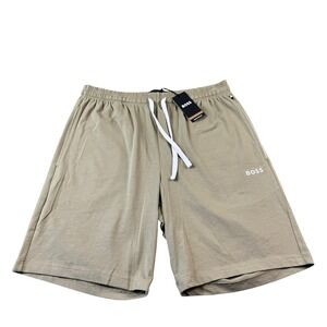 Boss Brown Mix Match Drawstring Men's Cotton Blend Short Size S NWT
